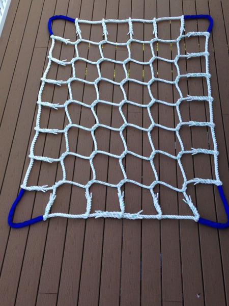 climbing net for playset